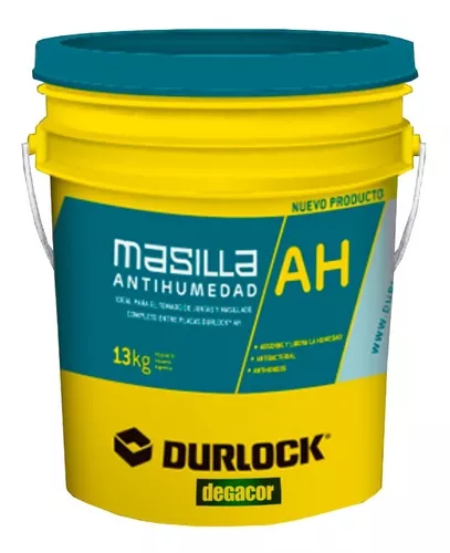 Masilla durlock x13kg p/placa anti humedad